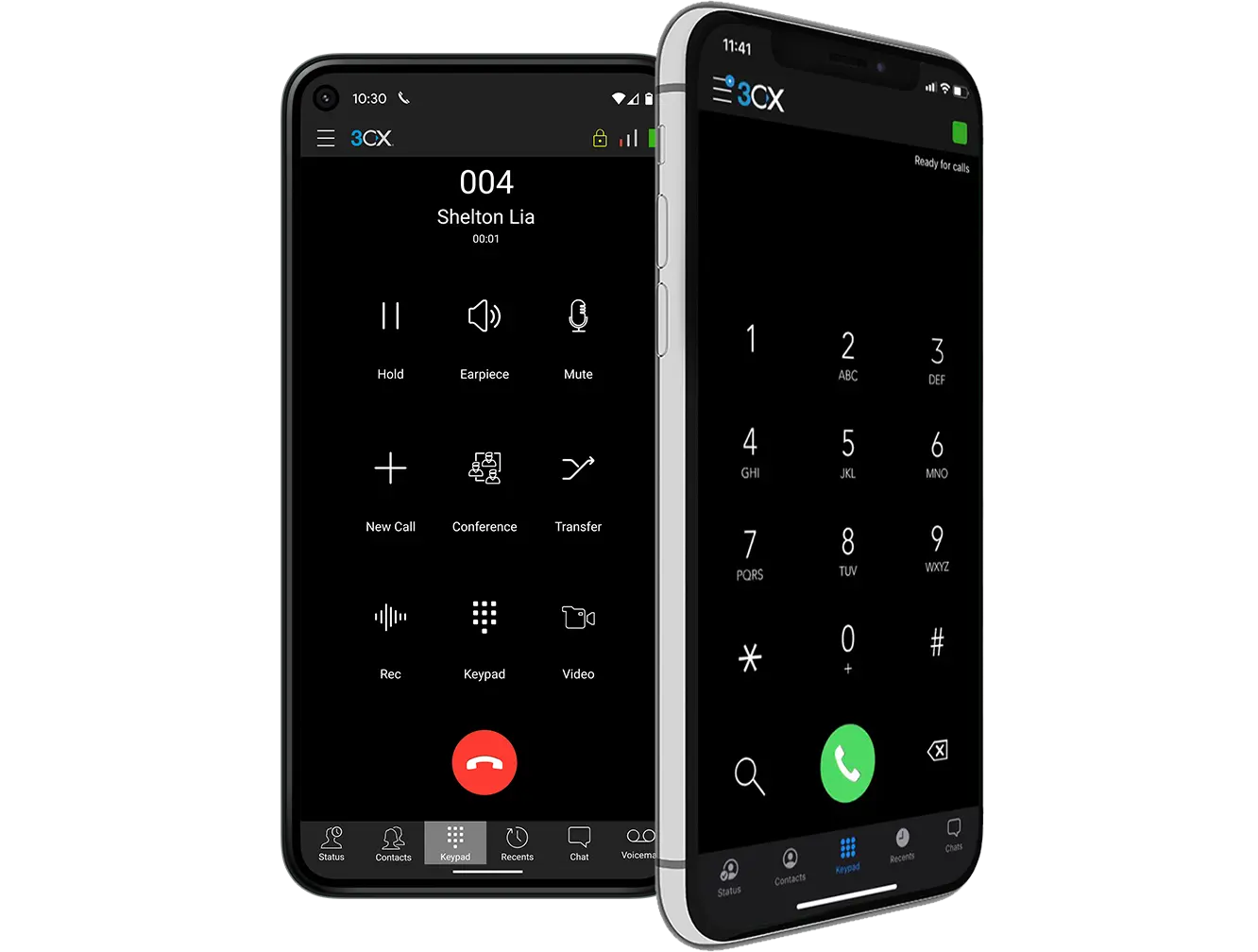 Application 3CX sur mobile
